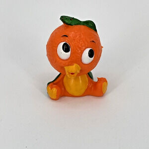 VINTAGE 1970's WALT DISNEY PROD. FLORDIA ORANGE BIRD 1 3/4" PVC FIGURE HONG KONG